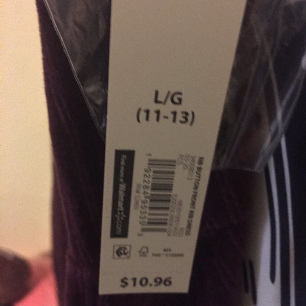 NWT No Boundaries Faux Velvet Dress (L) - Picture 9 of 9